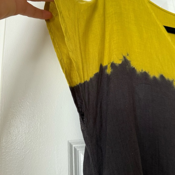 Soft Surroundings Linen Tie Dye Sleeveless Dress Size M - Picture 4 of 10
